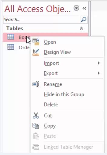 Image result for Access Database Objects