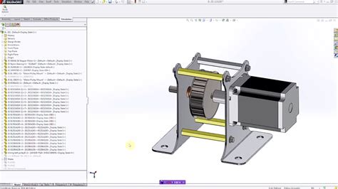 SolidWorks Simulation Natural Frequency に対する画像結果