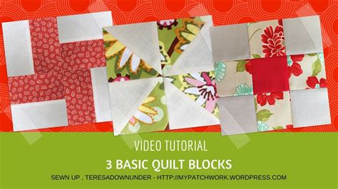 Afbeeldingsresultaten voor Simple Quilt Block Patterns