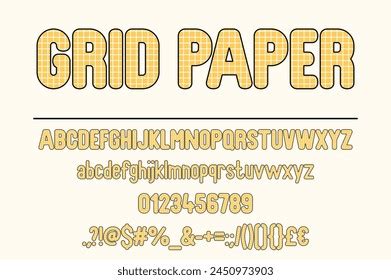 Image result for Graph Paper Font