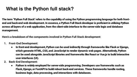 Image result for Python Back End Full Stack
