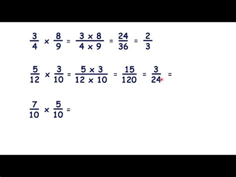 Image result for Simplifying Multiplying Fractions