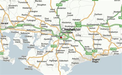 Image result for Chichester Postcode Map