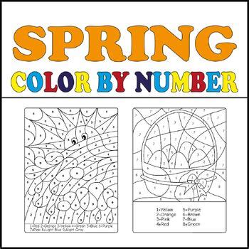 Image result for Spring Color by Number Grid
