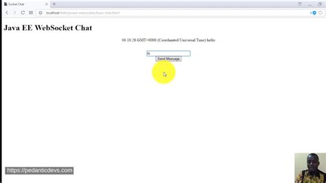 WebSocket Java に対する画像結果
