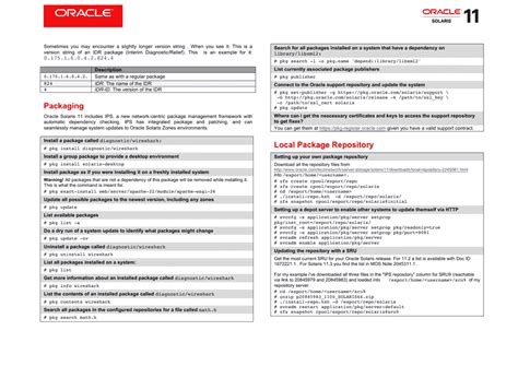 Oracle Solaris Cheat Sheet に対する画像結果