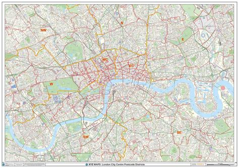 Image result for City of London Postcode Map
