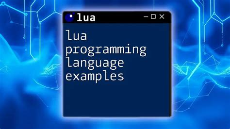 Image result for How to Program Lua