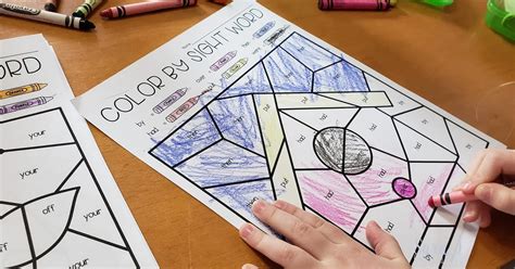 Image result for Editable Color by Sight Word