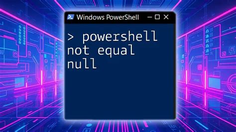 PowerShell Script Not Equal に対する画像結果