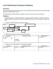 Toradh íomhá ar Pltw Engineering Fluid Power Practice Problems