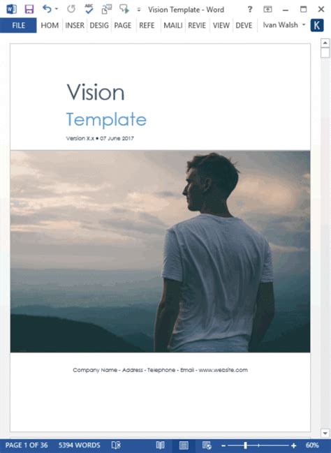 Image result for Project Vision Document Example