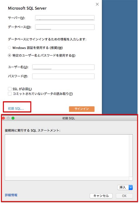 Tableau SQL Server に対する画像結果
