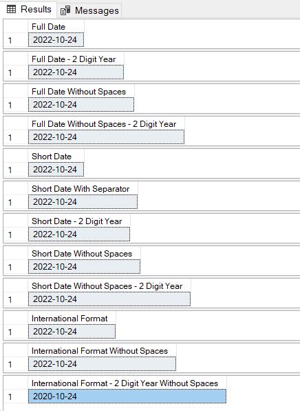 Image result for SQL Sertting Dates