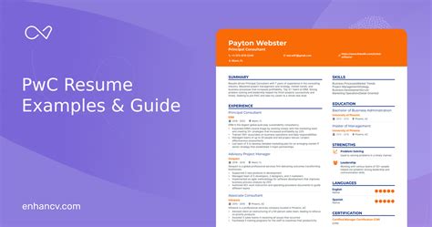 Image result for Manager PWC Resume Example