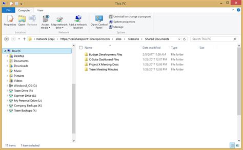 SharePoint in File Explorer Windows 1.0 に対する画像結果
