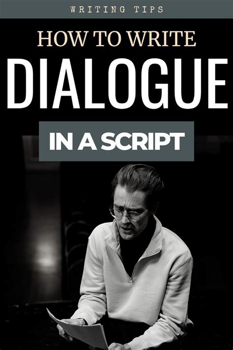 Résultat d’images pour Script Writing Dialogue