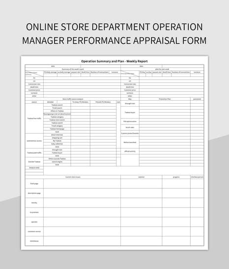 Image result for Operations Manager to Do Task Template