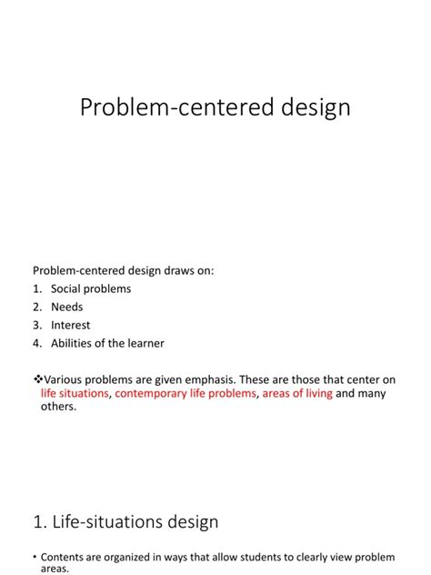 Problem Centered Design Approach Example に対する画像結果