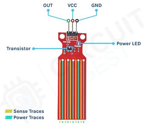 Image result for Arduino Water Level Sensor Schematic