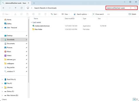 Image result for Windows 11 File Explorer Advanced Search