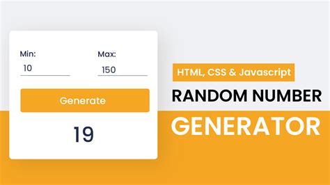 Image result for HTML Random Number