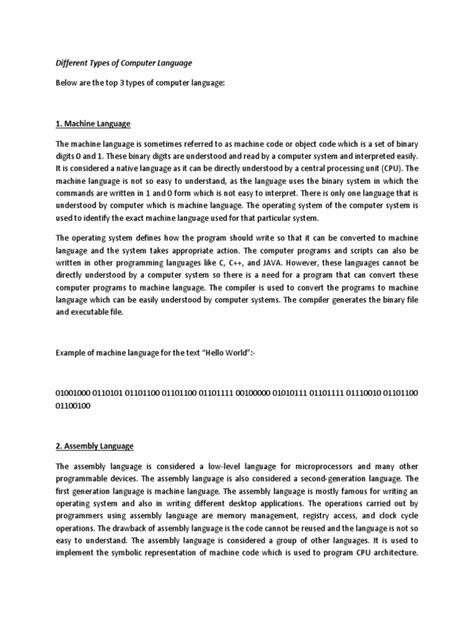 Collage On Types of Computer Language に対する画像結果