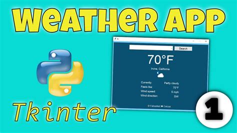 Image result for Modern Weather App GUI Python