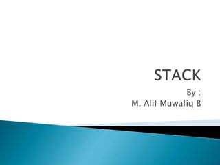 Image result for Ppt Tentang Stack