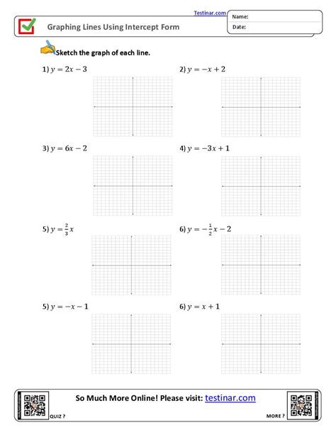Image result for Slope Intercept Worksheets