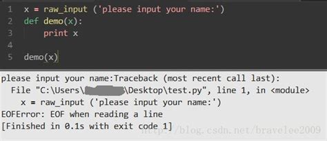 Image result for Eof When Reading a Line Python