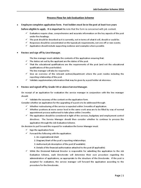 Image result for Job Evaluation Process Flowchart