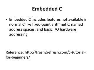 Embedded C Programming Tutorial に対する画像結果