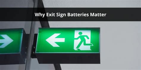 Exit Sign Battery Type Explained - Which One Does Your Building Need ...