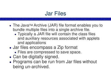 Jar Files in Java Beans に対する画像結果