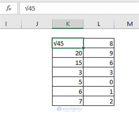Square Root Symbol Excel に対する画像結果