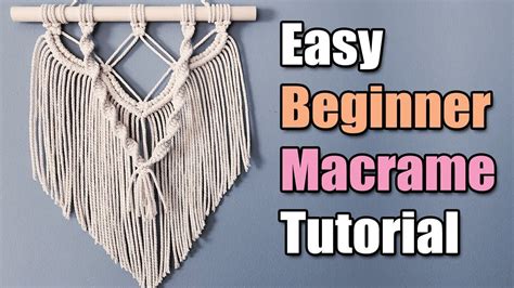 Macrame Tutorial Wall Hanging Beginner に対する画像結果