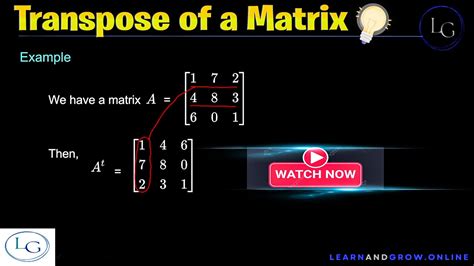 Image result for Matrix Transposition