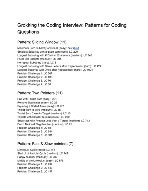Image result for Coding Interview Fancy Patterns
