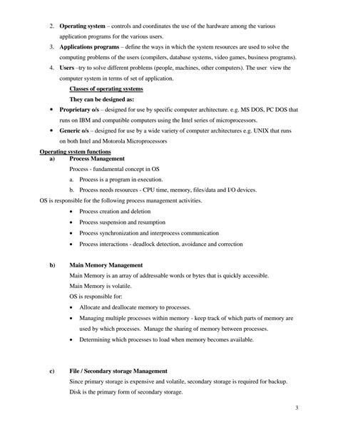 Image result for Operating System Lesson