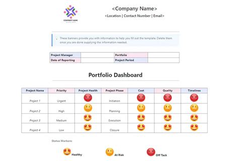 Toradh íomhá ar OneNote Project Status Template