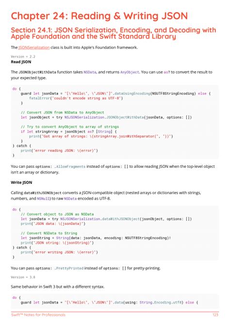 Toradh íomhá ar Swift Programming Book