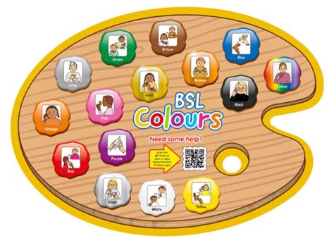 BSL Colours Sign - British Sign Language Sign For Schools