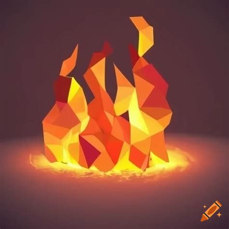 Image result for Low Poly Fire