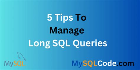 Image result for Long SQL Query
