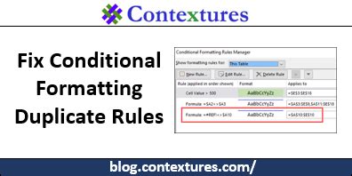 Image result for Remove Duplicate Conditional Formatting