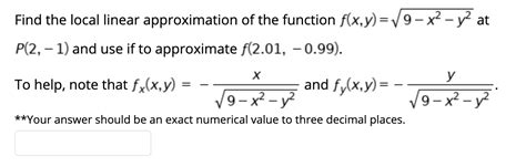 Local Linear Approximation Example に対する画像結果