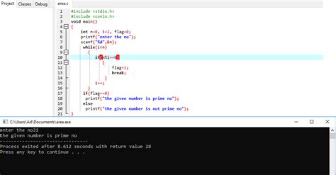 Image result for C Program to Generate Prime Numbers