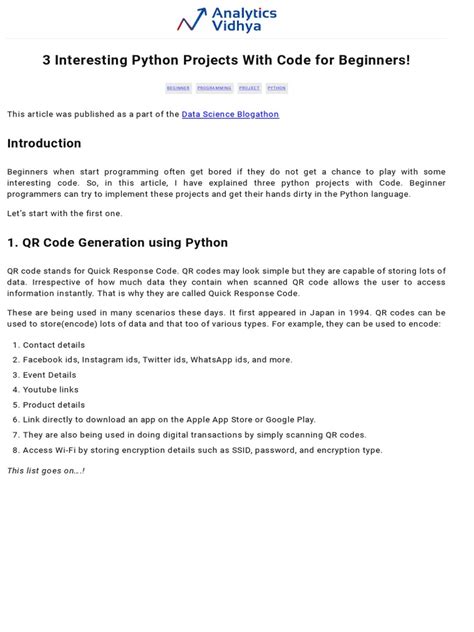 Image result for Free Python Project with Explanation