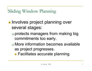 Image result for Sliding Window in Software Project Management